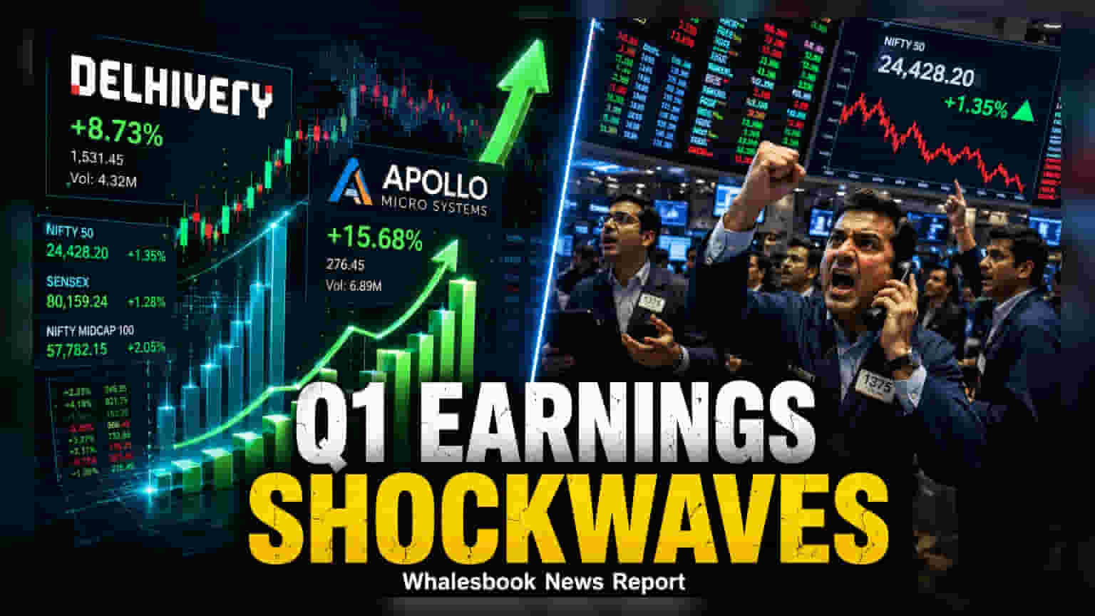 Delhivery, Apollo Micro Systems Reveal Q1 Earnings Today