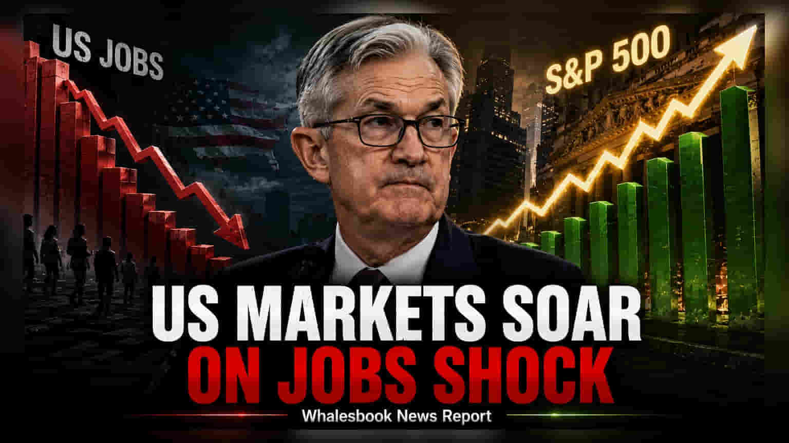 US Stocks: નોકરીઓના આંકડા ઠંડા પડતાં S&P 500 7,756ને નવી ઊંચાઈએ પહોંચ્યો