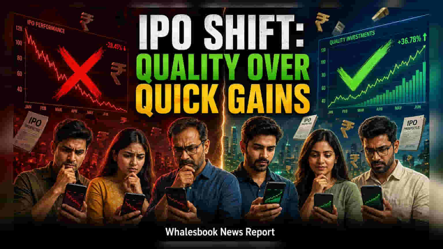 Retail Investors Turn Selective as IPO Listing Gains Drop to 7%