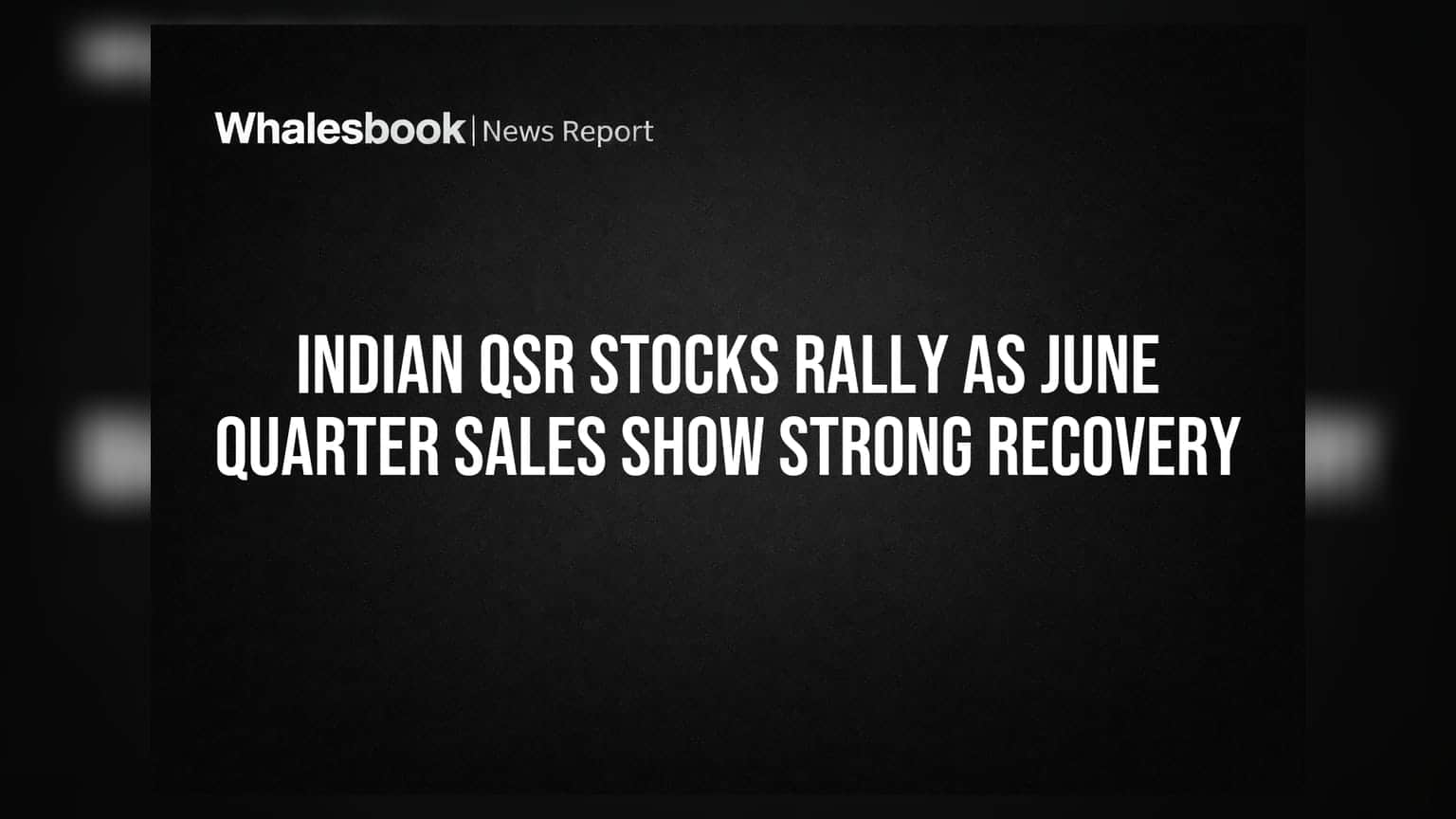 QSR स्टॉक्स में तूफानी तेजी: जून तिमाही में बिक्री में ज़बरदस्त उछाल!