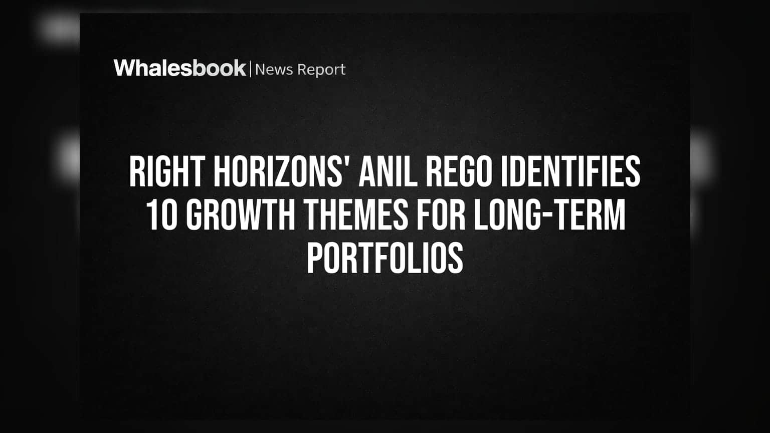 Right Horizons की सलाह: इन 10 सेक्टर्स में दिख रहा लंबी अवधि का ग्रोथ, Nifty देगा **12%** का मुनाफा!