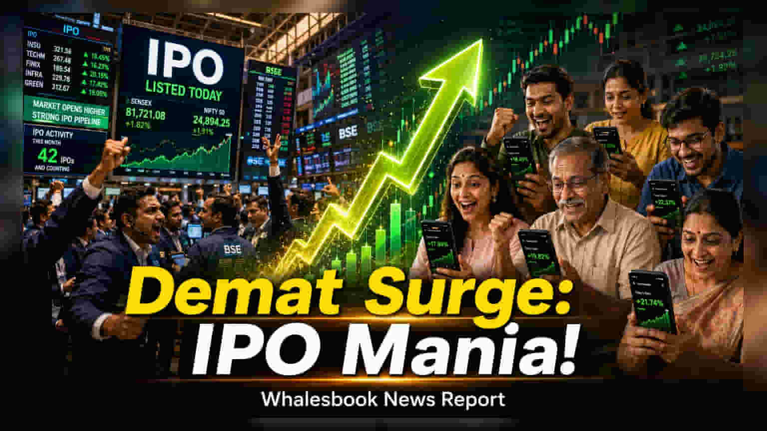 India Adds 2.89 Million Demat Accounts in July as IPOs Draw Retail Investors