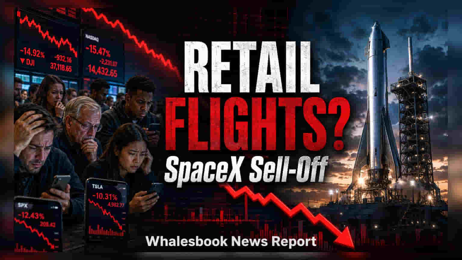 SpaceX Retail Investors Turn Net Sellers for First Time Since IPO