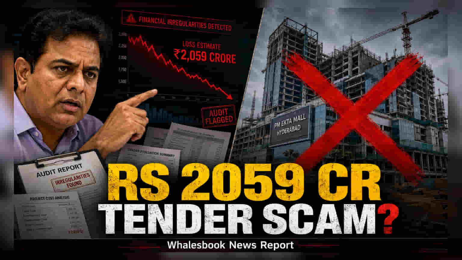 KTR Alleges Irregularities in Rs 2,059 Crore Hyderabad Ekta Mall Tender