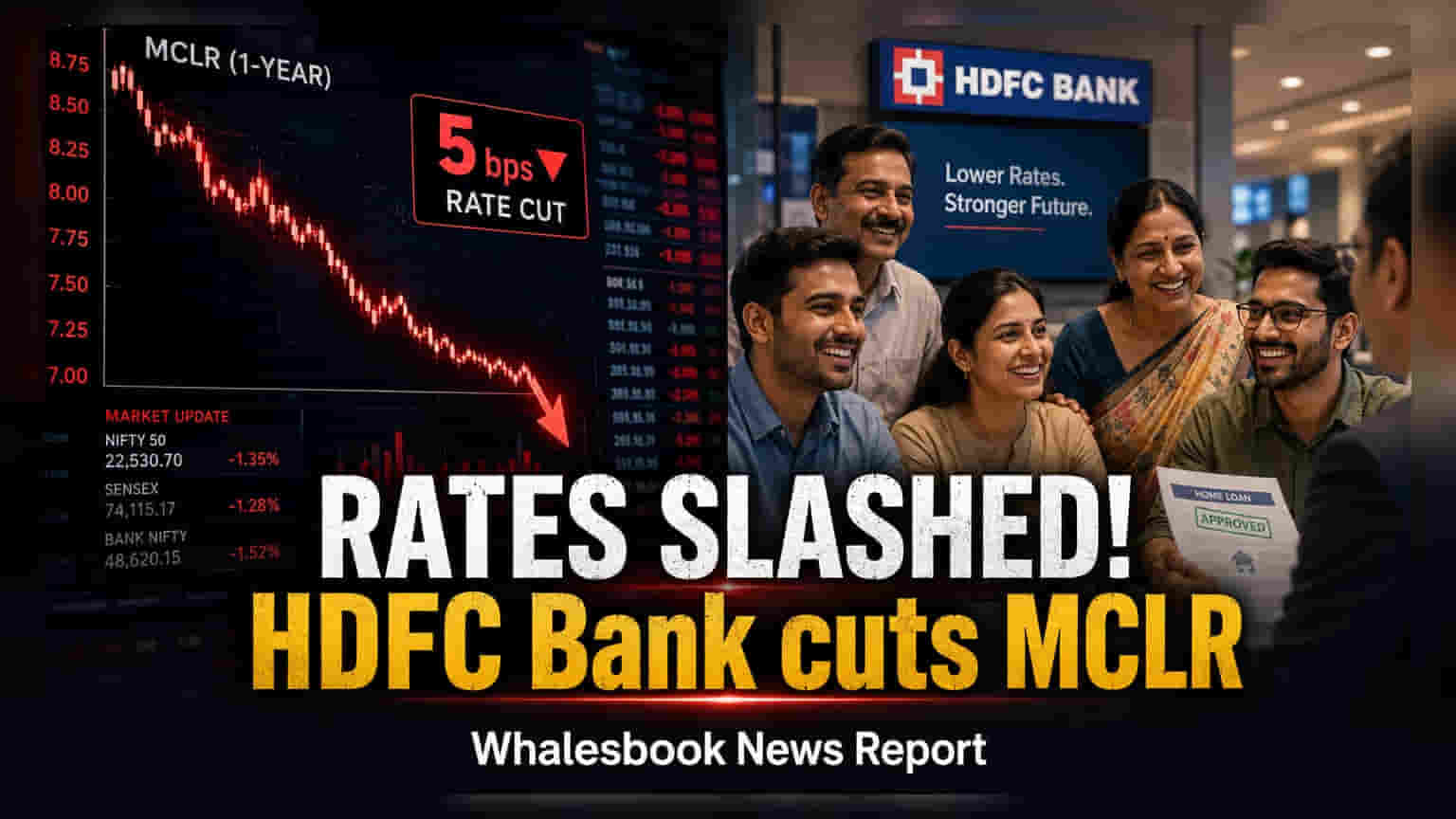 HDFC Bank Lowers Lending Rates By 5 Bps: What Investors Should Know