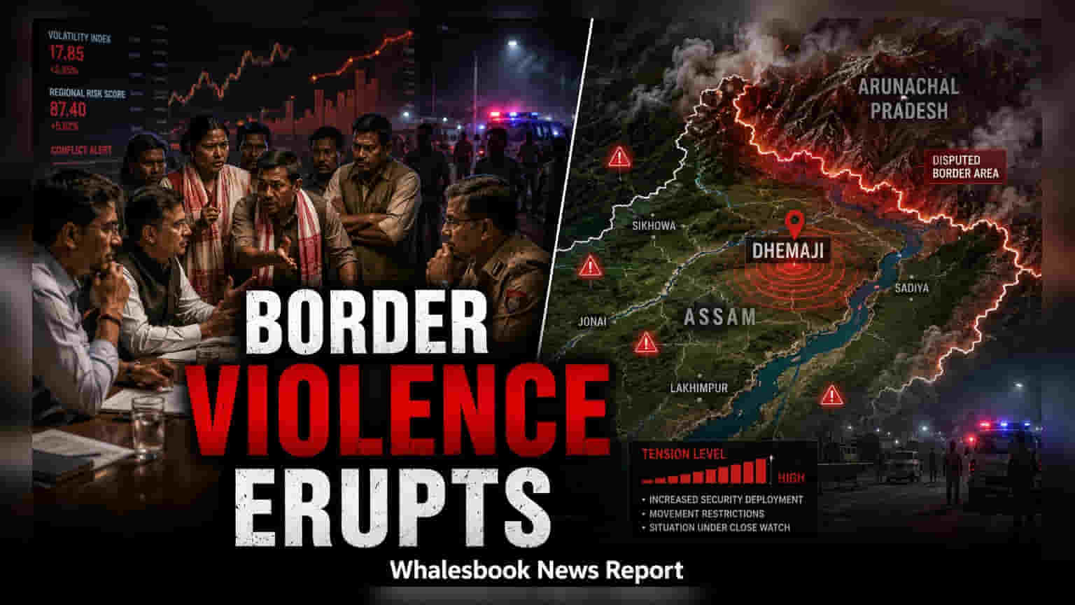 Assam-Arunachal Border: భూమి వివాదంతో కాల్పులు.. 18 మందికి గాయాలు!