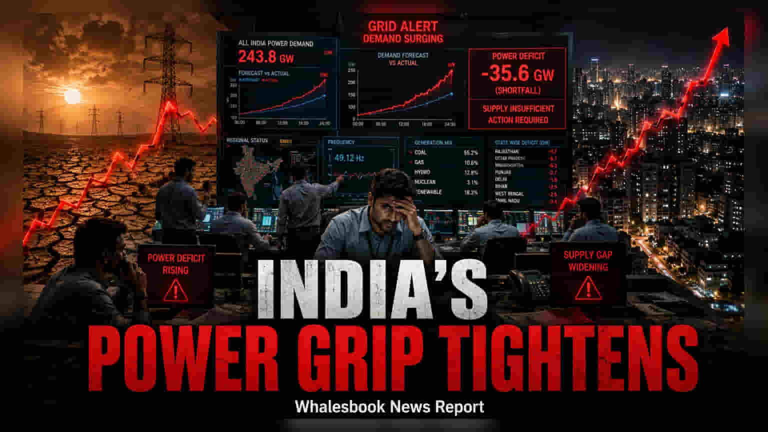India's Power Demand Hits 270.8 GW Record, Exposing Grid Bottlenecks