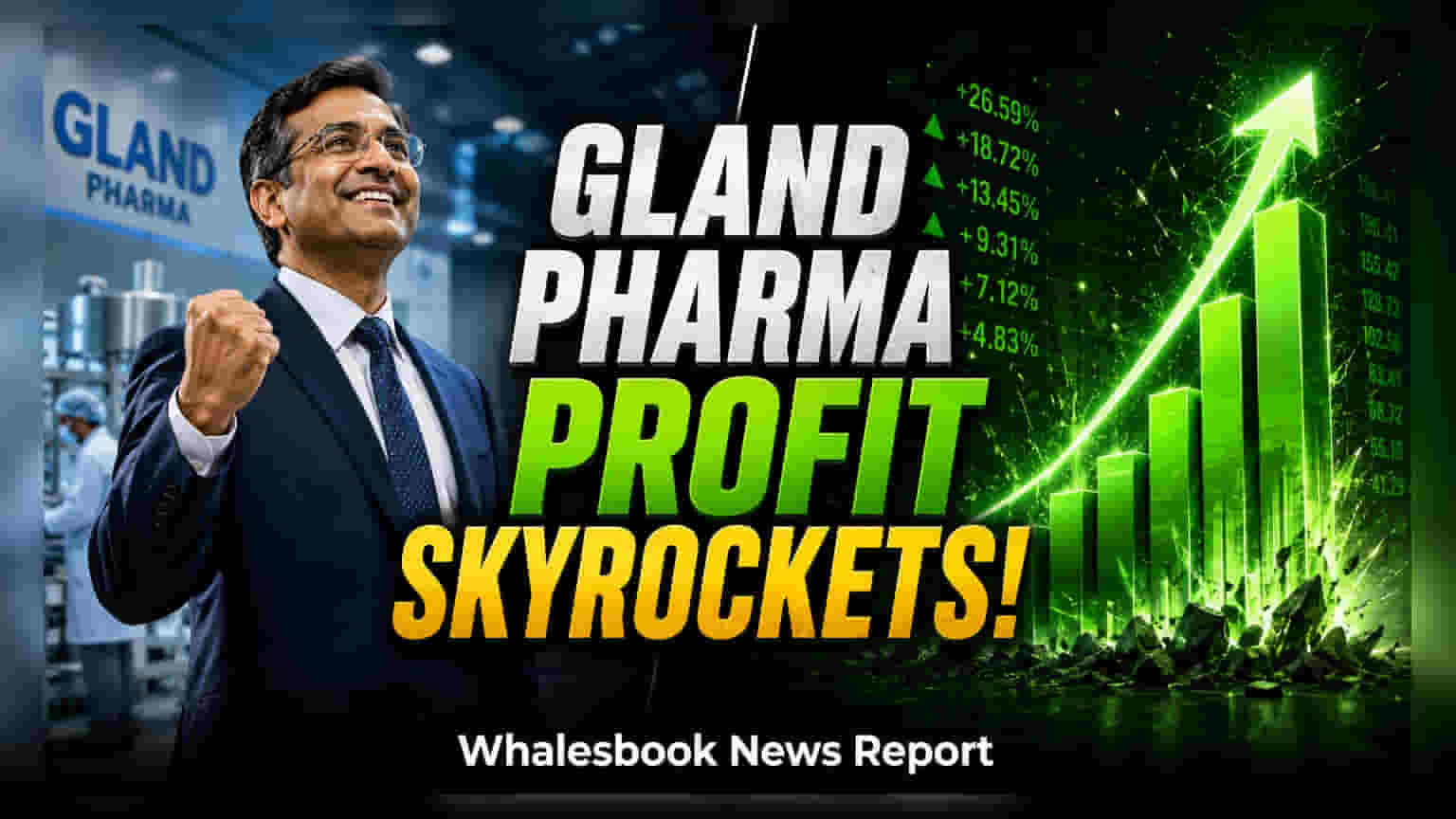 Gland Pharma షేర్ లో దూకుడు: Q1 లో లాభాలు **47%** జంప్, ₹317 కోట్లకు చేరిక