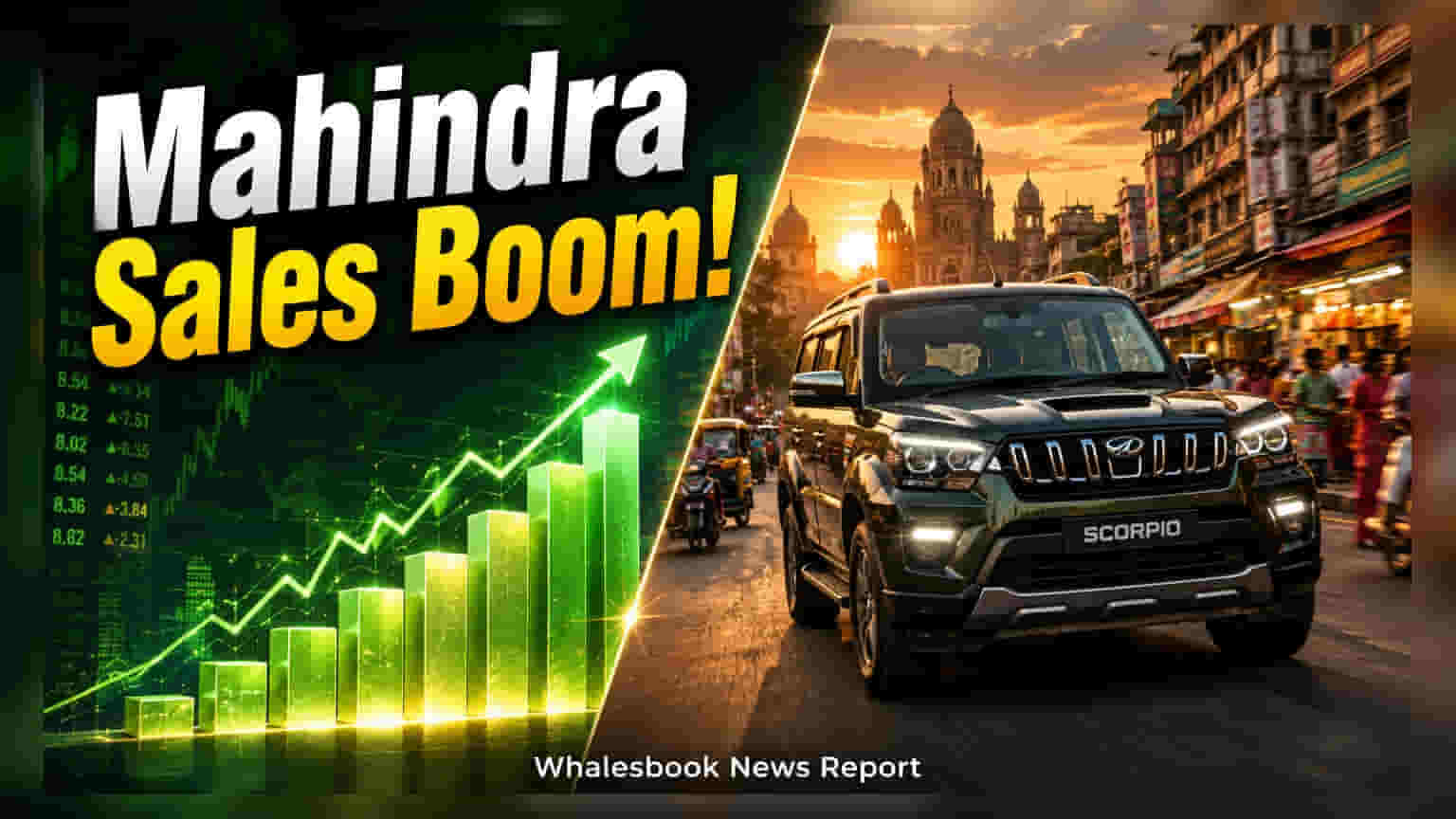Mahindra July Sales Grow 26% to 1.03 Lakh Units
