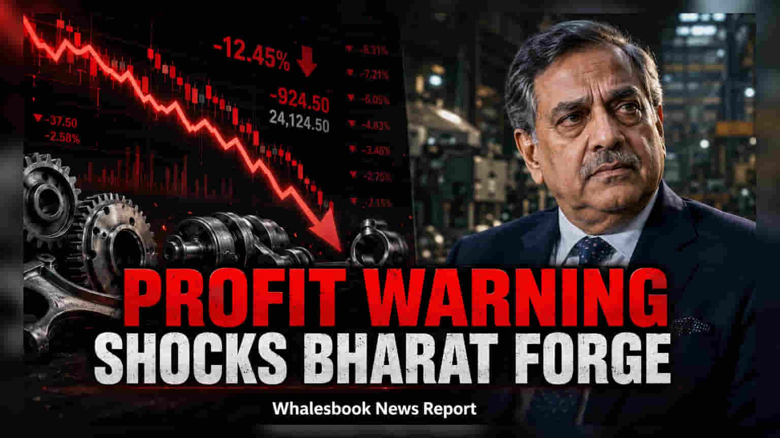 Bharat Forge Share Price: निवेशकों को झटका! Q1 में हुआ भारी घाटा, शेयर 8% लुढ़का