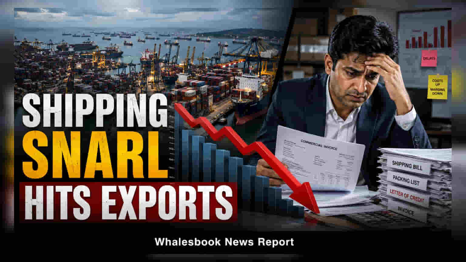 Indian Exporters Face Shipping Crisis as Global Congestion Hits Costs