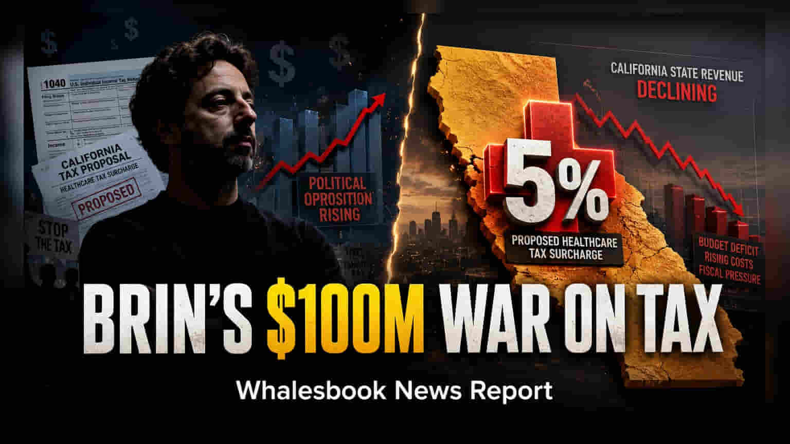 Sergey Brin Spends Over $100M to Oppose California Billionaire Tax