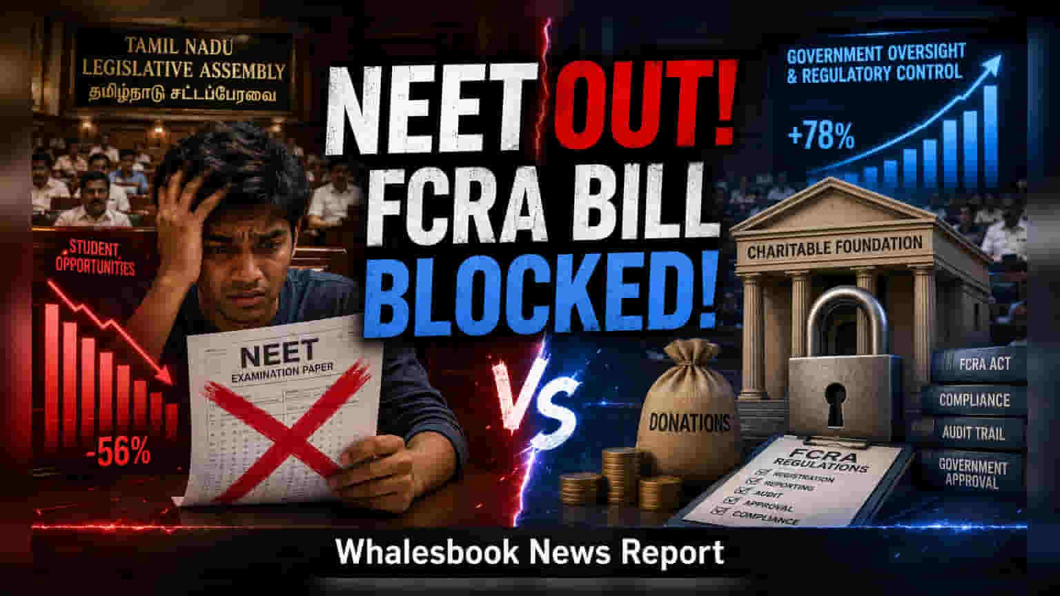 Tamil Nadu Assembly Passes Resolutions Opposing NEET, FCRA Amendment Bill