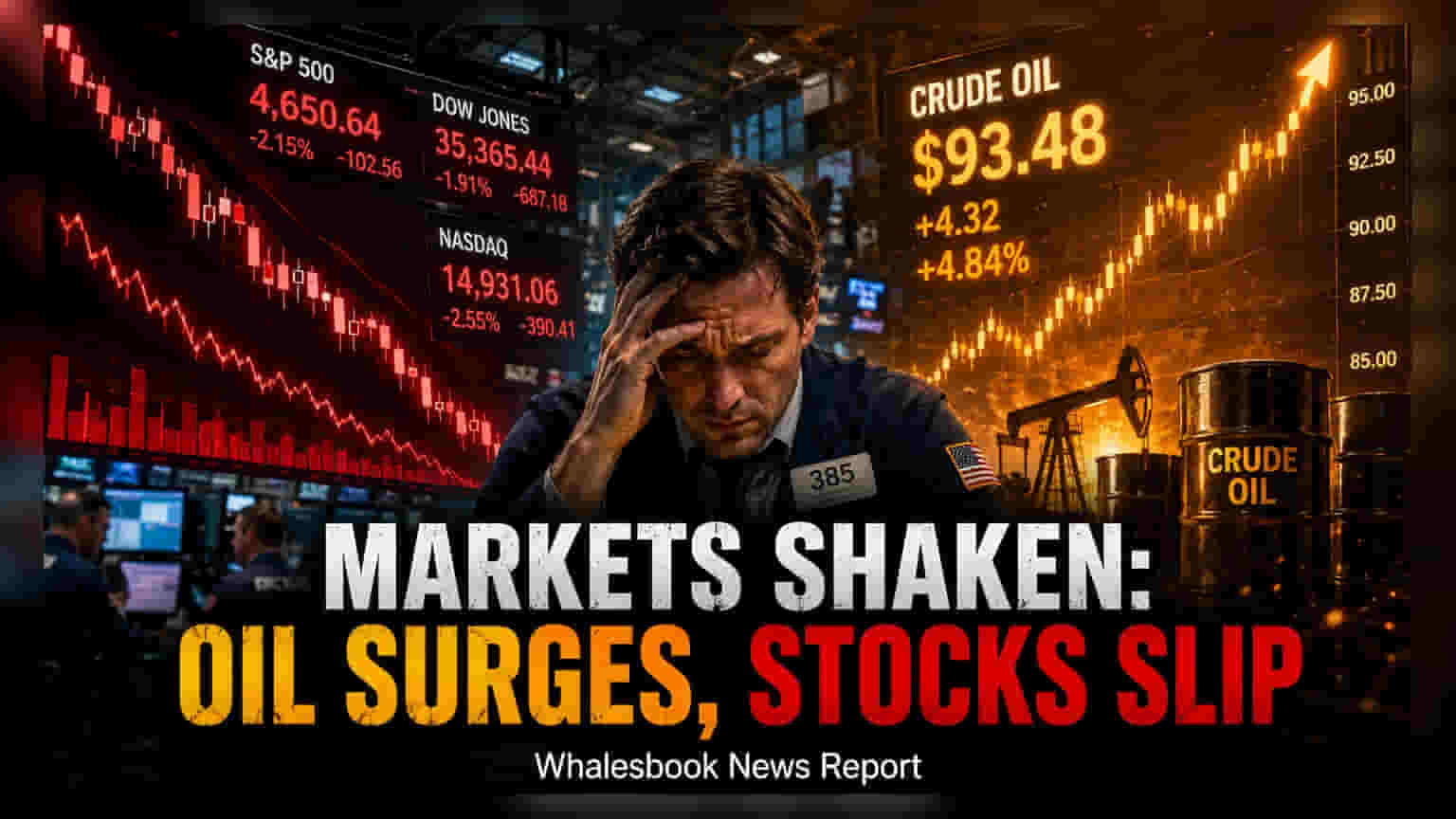 US Stocks: ક્રૂડ ઓઇલમાં તેજી અને ઇન્ટેલના શેર ઘટ્યા, માર્કેટમાં સાવચેતી