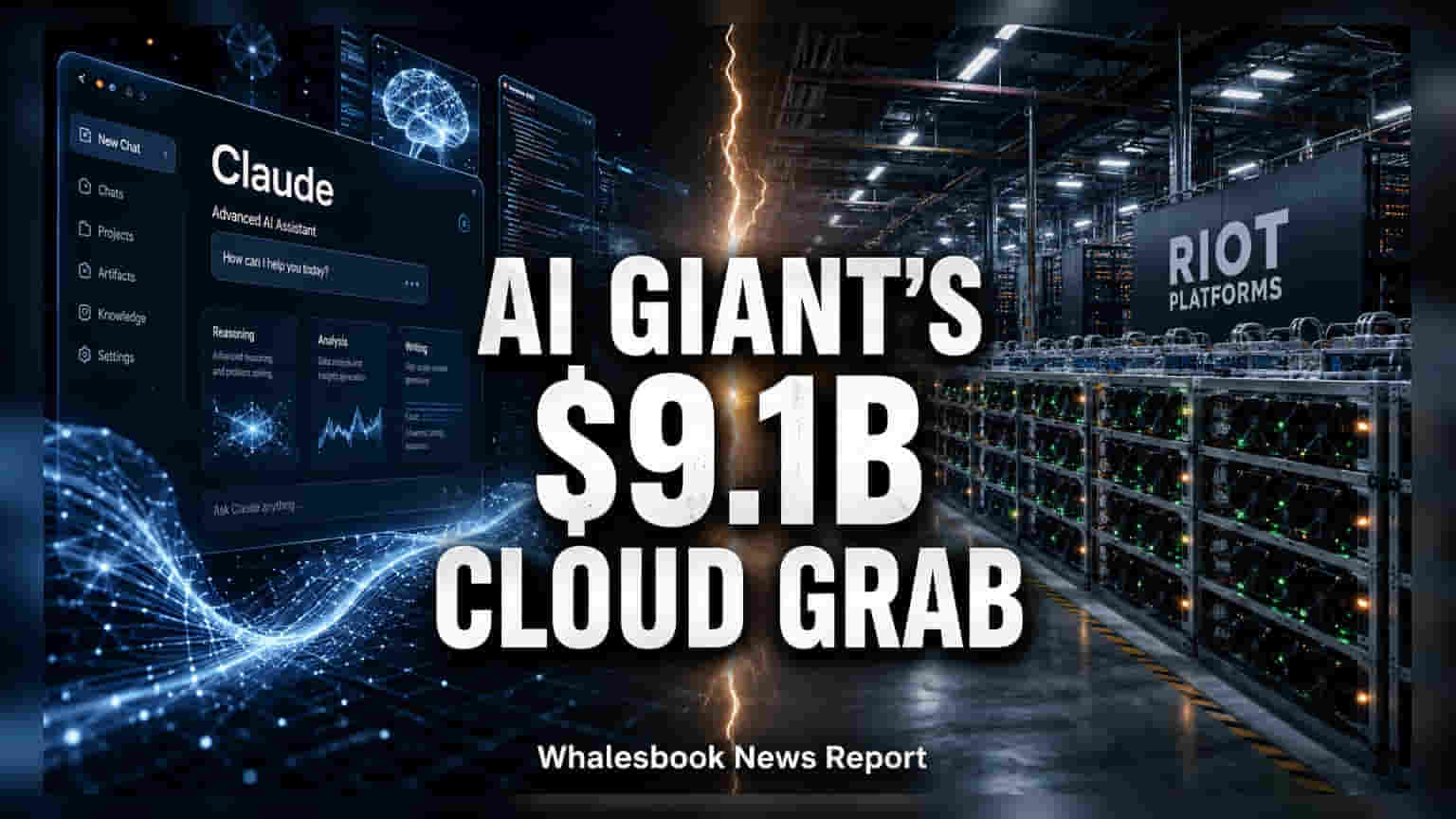 Riot Platforms Jumps 25% on $9.1 Billion Anthropic Deal