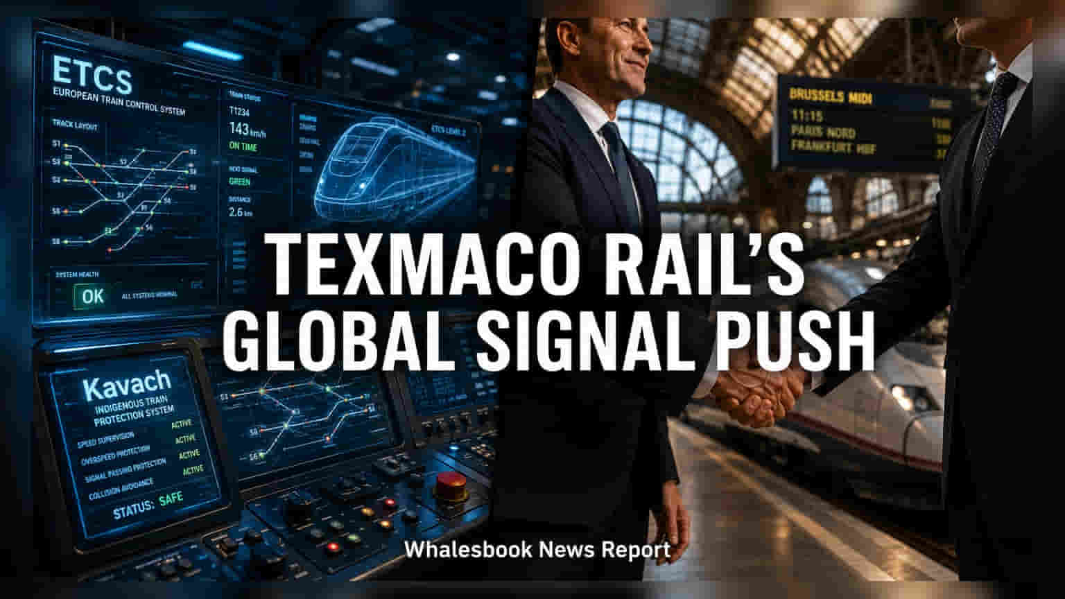 Texmaco Rail Signs Belgium Deal for Kavach Tech