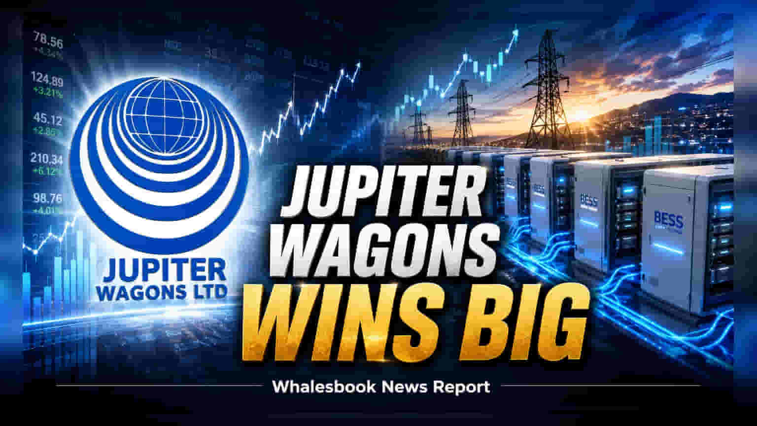 Jupiter Wagons: ₹400 கோடி புதிய ஆர்டர்! ரயில் வியாபாரத்தைத் தாண்டி ஆற்றல் துறையில் ஒரு புதிய பாய்ச்சல்!