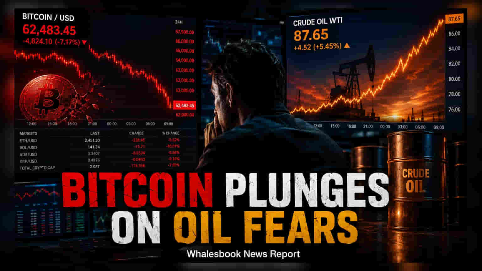 Bitcoin Rate: क्रूड ऑइलच्या वाढत्या किमती आणि महागाईची चिंता, बिटकॉइनमध्ये घसरण