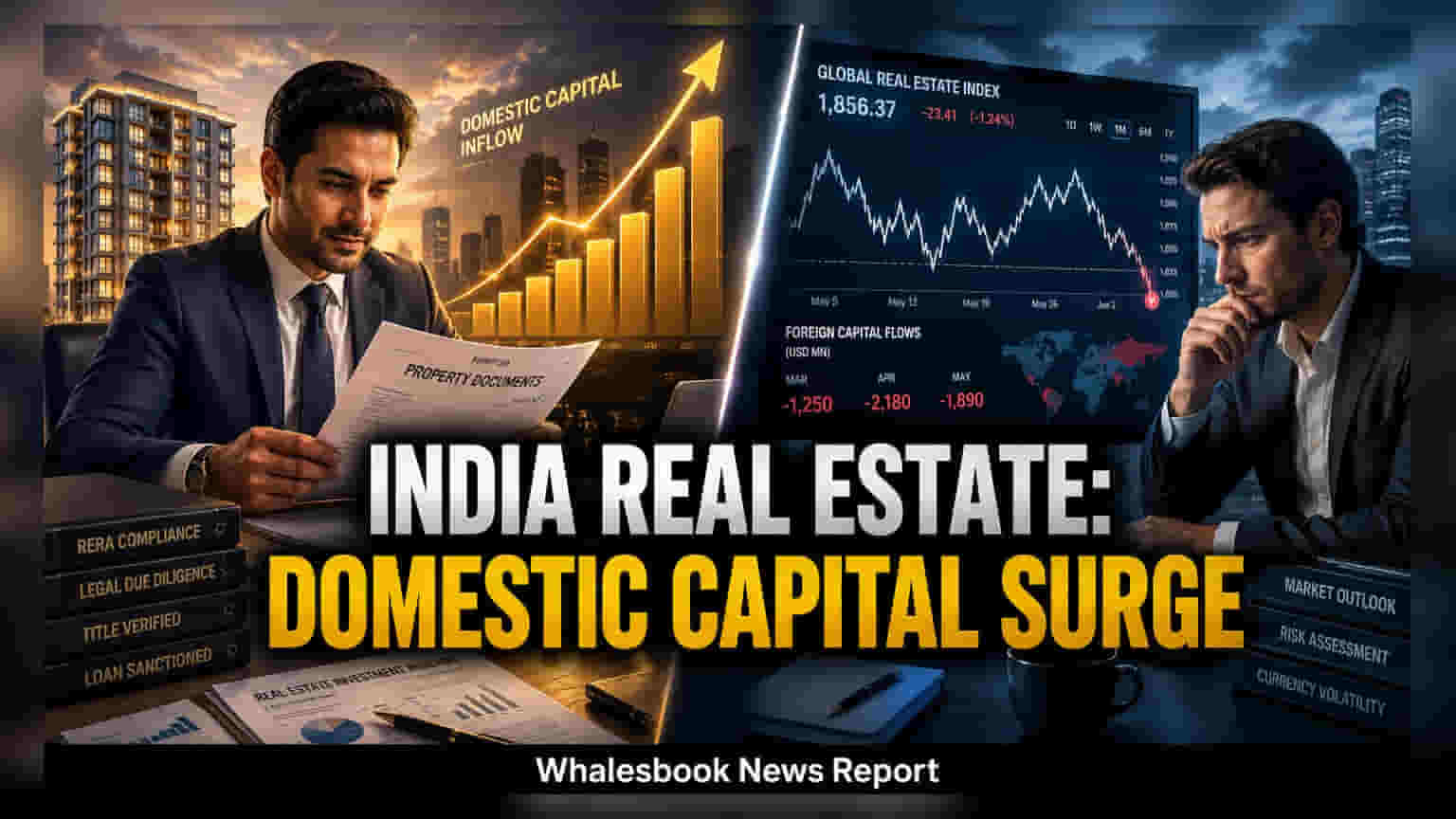 भारतीय रियल एस्टेट: विदेशी नहीं, देसी निवेशकों का बोलबाला! रिकॉर्ड ₹2.6 अरब का निवेश