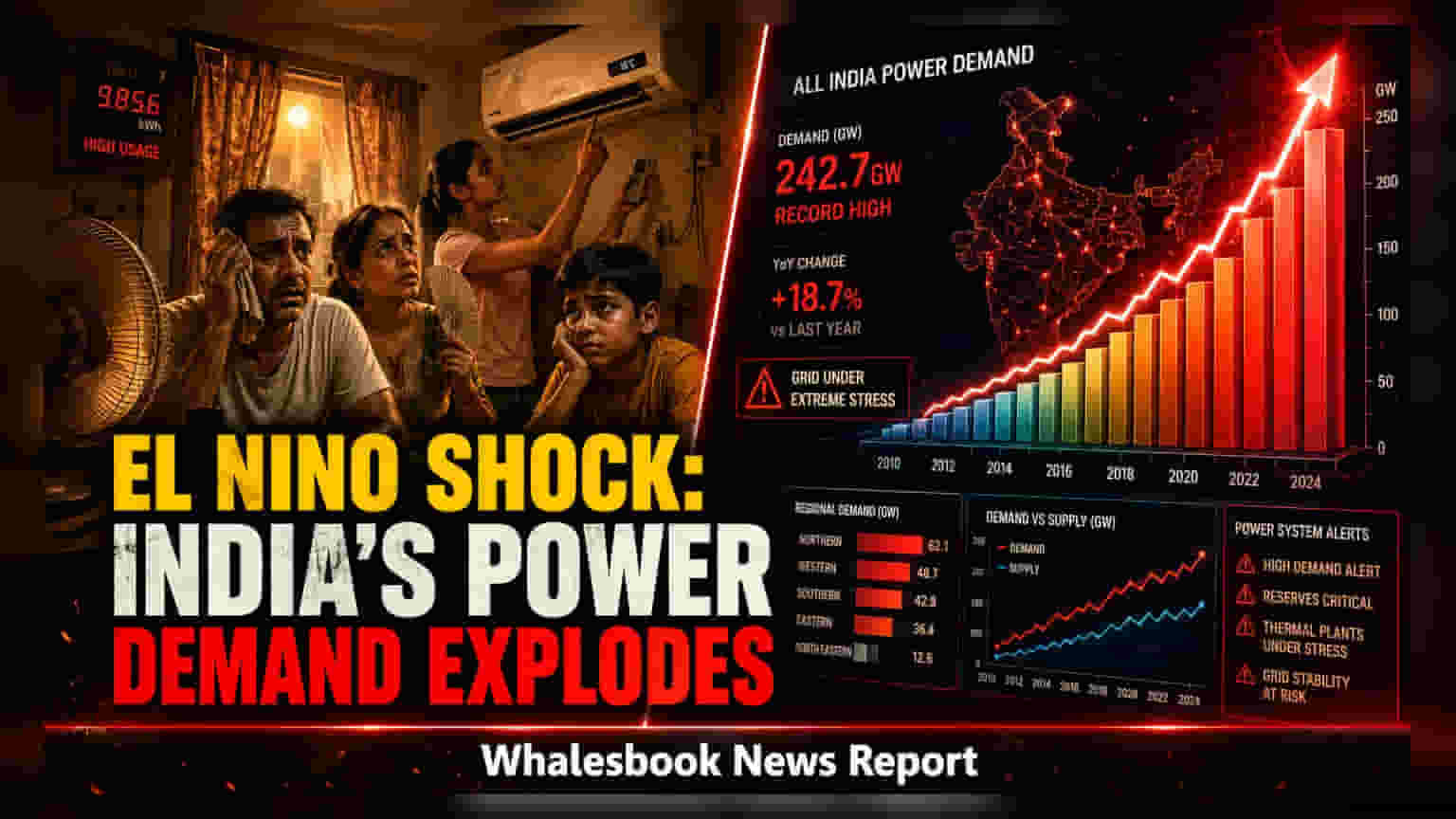 India Power Demand Hits Record 171 Billion Units in July