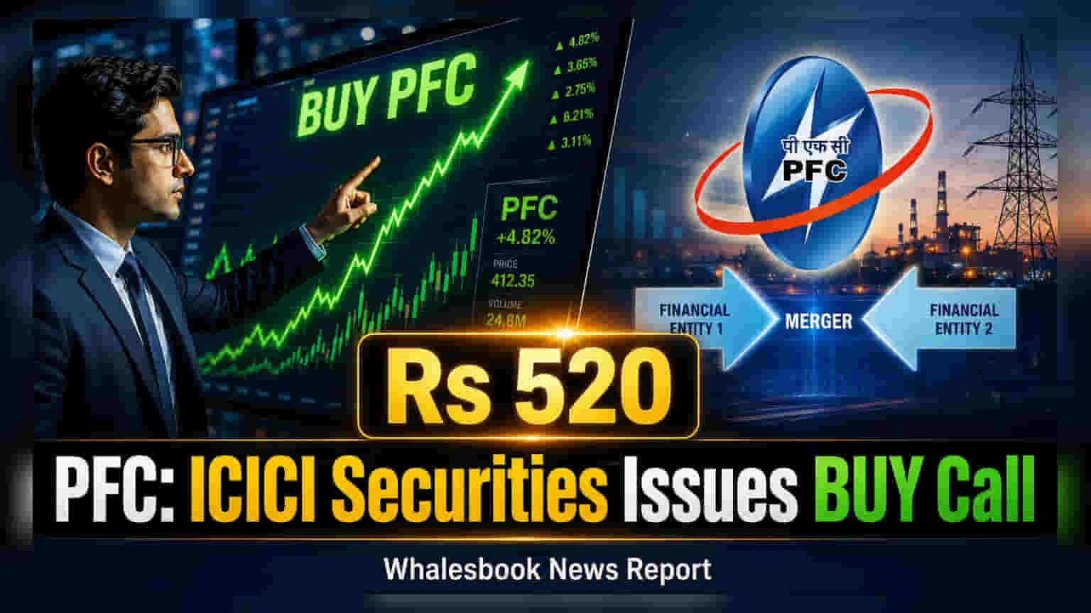ICICI Securities Retains 'Buy' on PFC With Rs 520 Target
