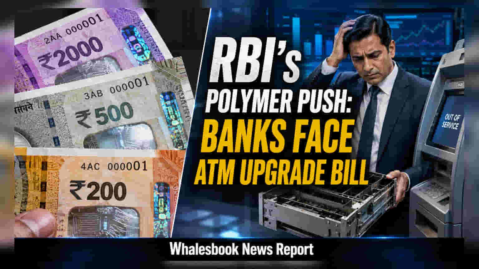 RBI Polymer Note Plan May Force Banks to Update ATM Cassettes