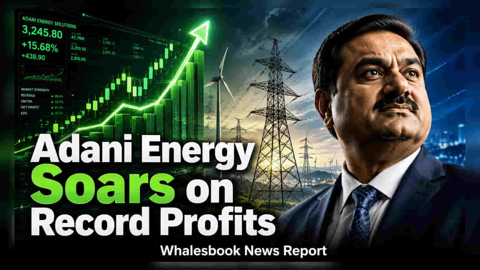 Adani Energy Solutions Shares Rise 2% After Q1 Profit Surge