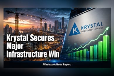 Krystal Integrated Wins ₹296 Crore Order, Shares Rise 5%
