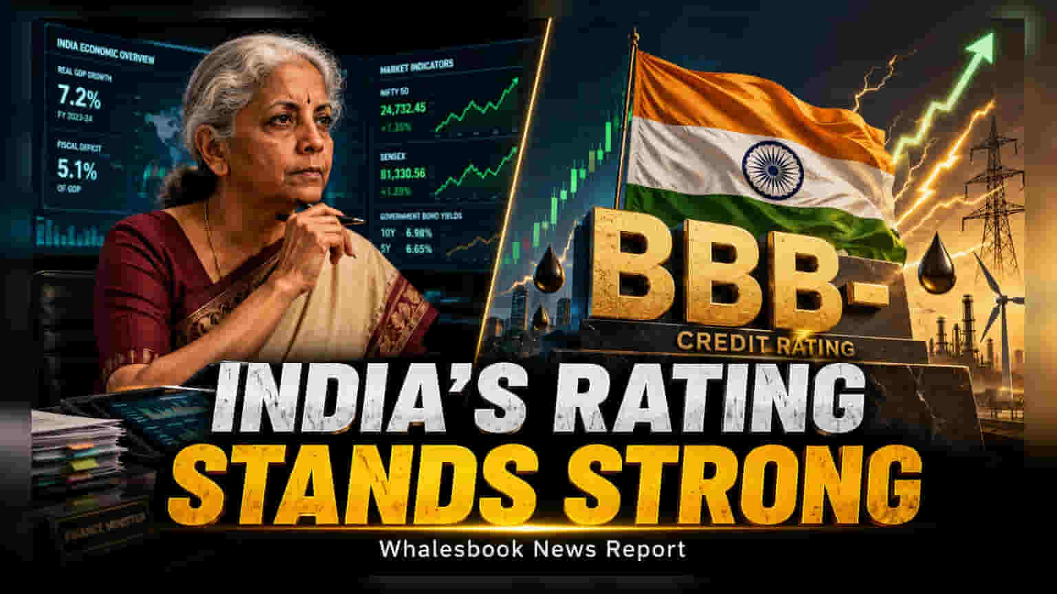 Fitch ने भारत की रेटिंग BBB- पर स्थिर रखी, पर ये चिंताएं भी बताईं