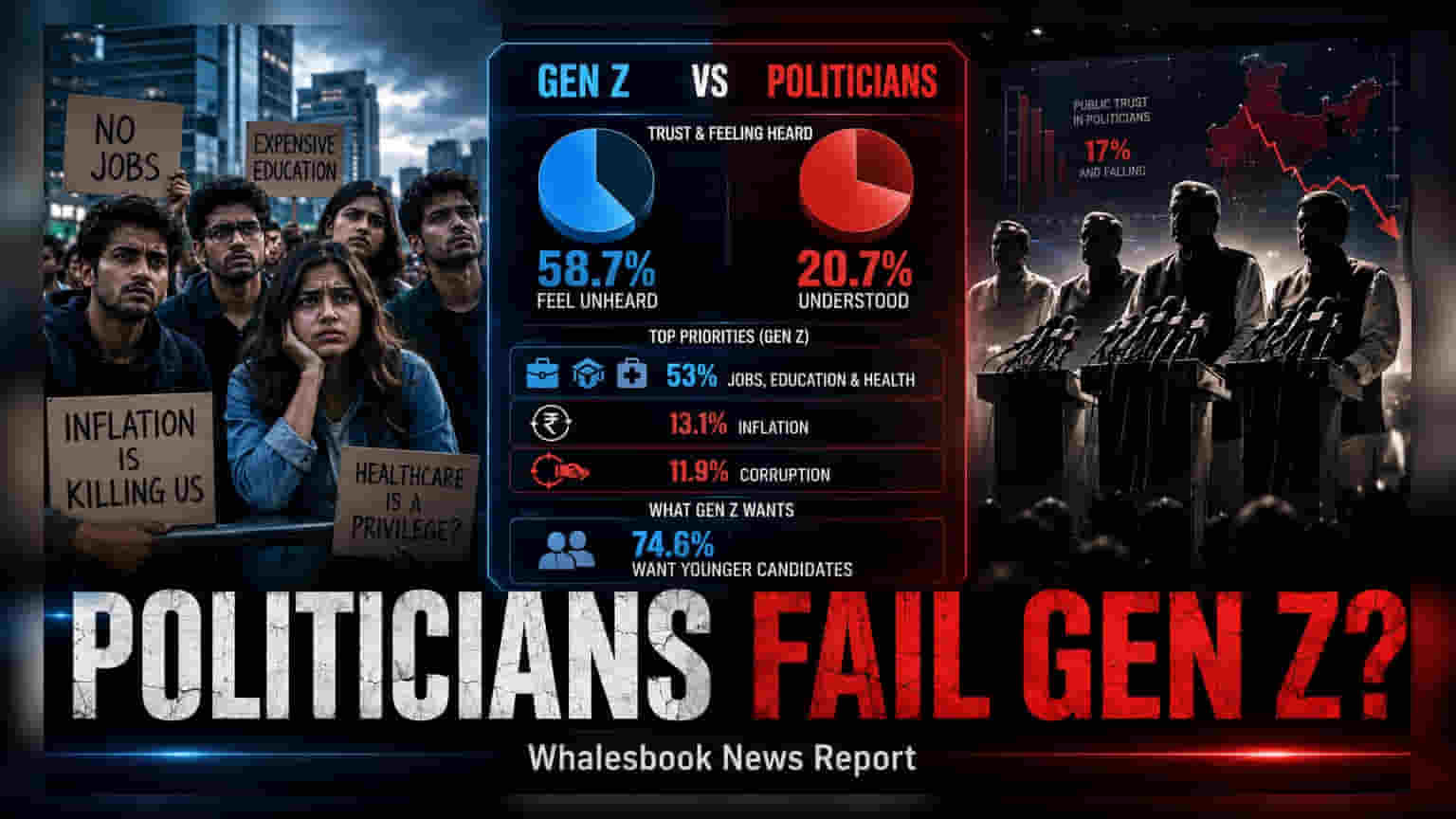 C-Voter Poll: 58% of Young Indians Feel Politicians Ignore Them