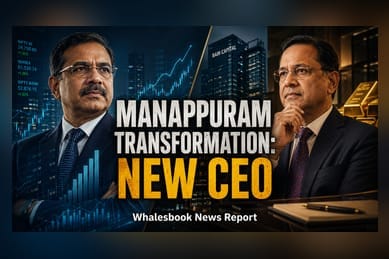 Manappuram Finance to Appoint Ashish Singh as CEO, VP Nandakumar to Step Down