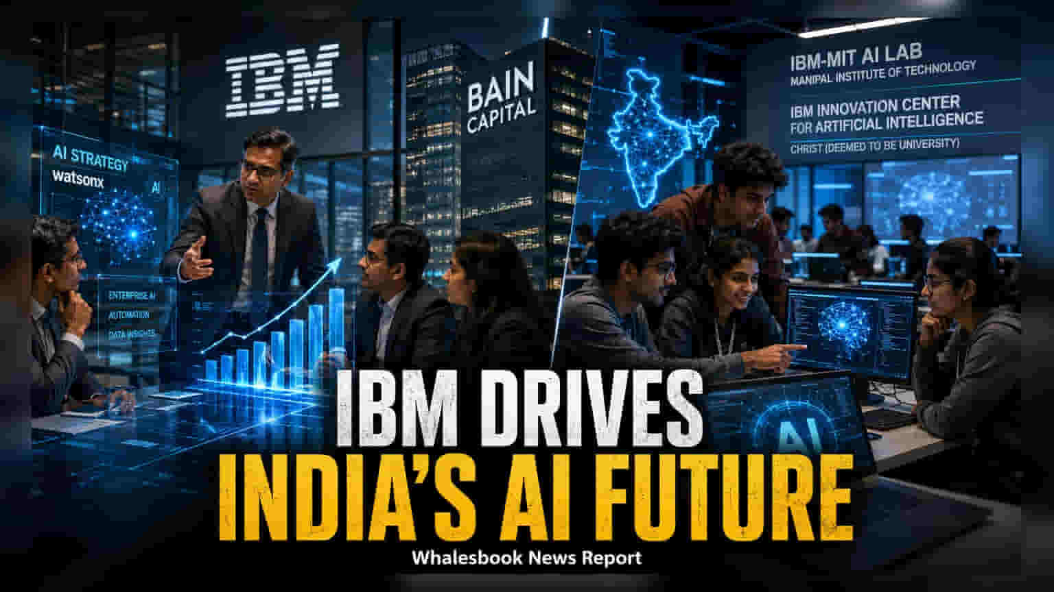 IBMનો ભારતમાં AI પર દાવ: યુનિવર્સિટીઓ સાથે ભાગીદારી, રોકાણકારોની નજર ભાવિ યોજનાઓ પર