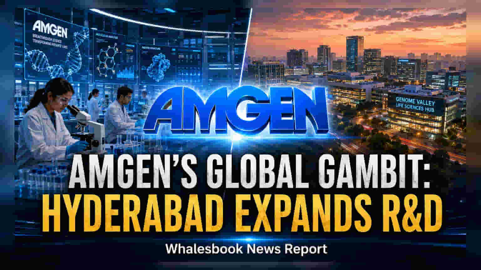 Amgen Hyderabad R&D: 2027 સુધીમાં નવા સંશોધન કેન્દ્રની સ્થાપના કરશે