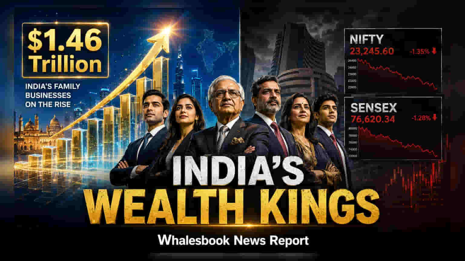 India's Top 300 Family Businesses Hit $1.46 Trillion Value