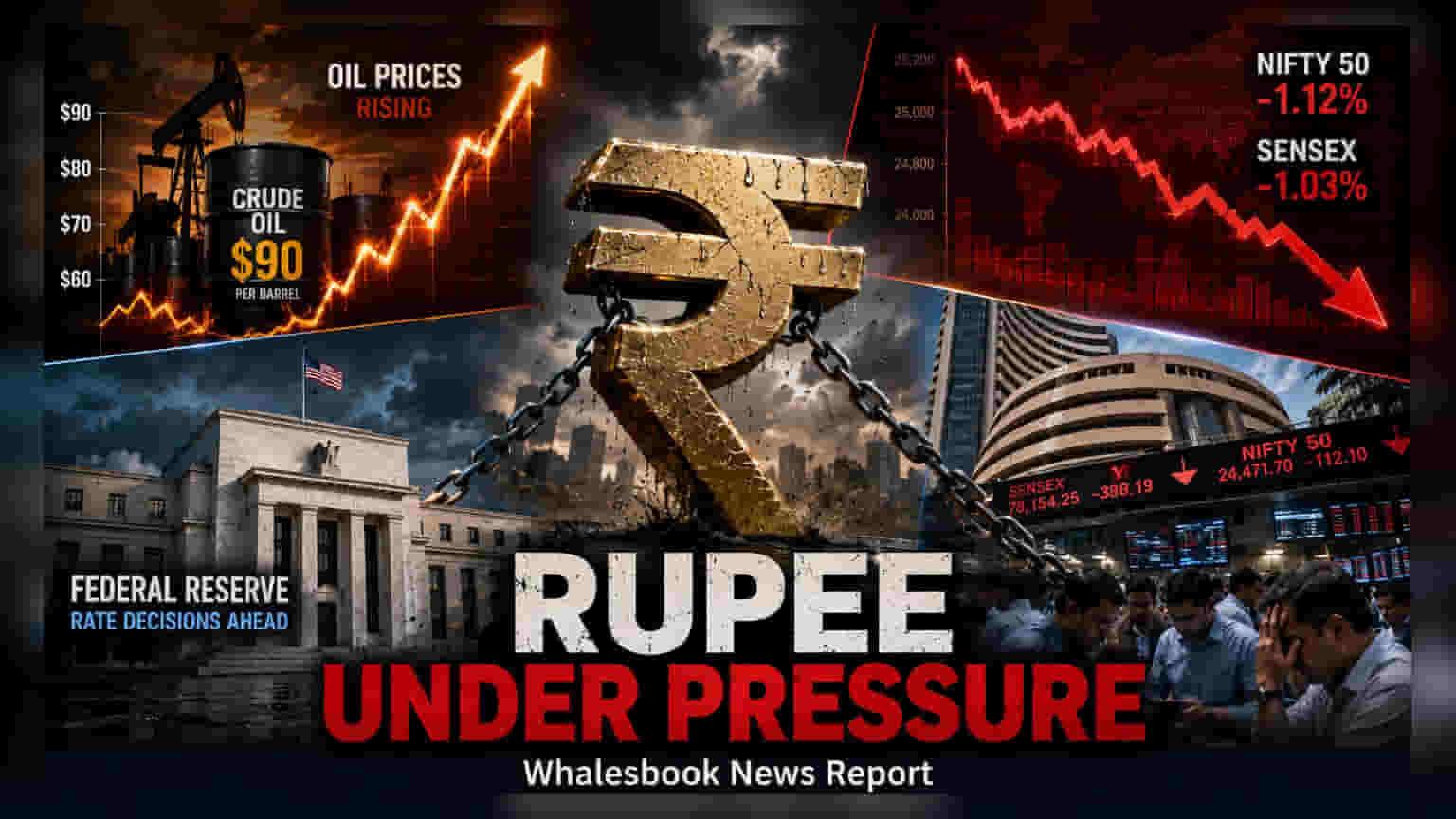 Rupee Dips to 95.43 Against Dollar as Oil Prices Rise