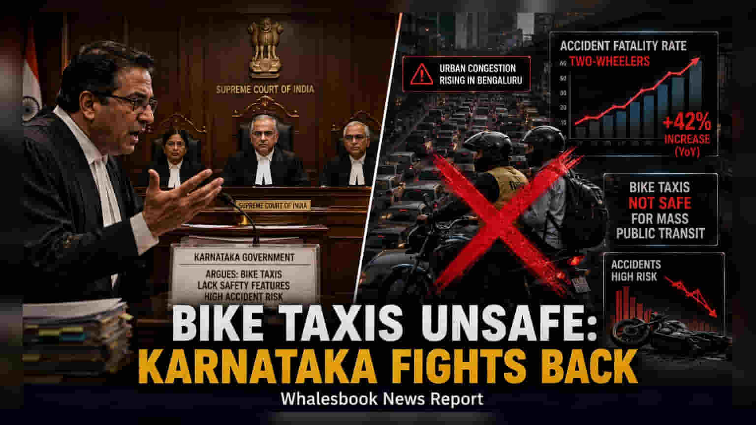 Karnataka Argues Against Bike Taxis in Supreme Court