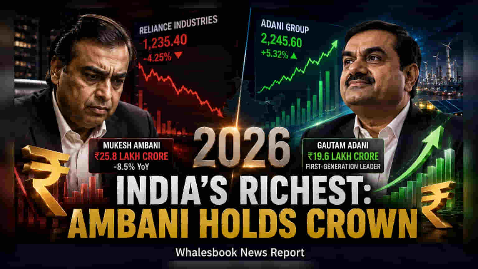 Ambani Family Retains Richest India Title Despite 8.5% Wealth Dip