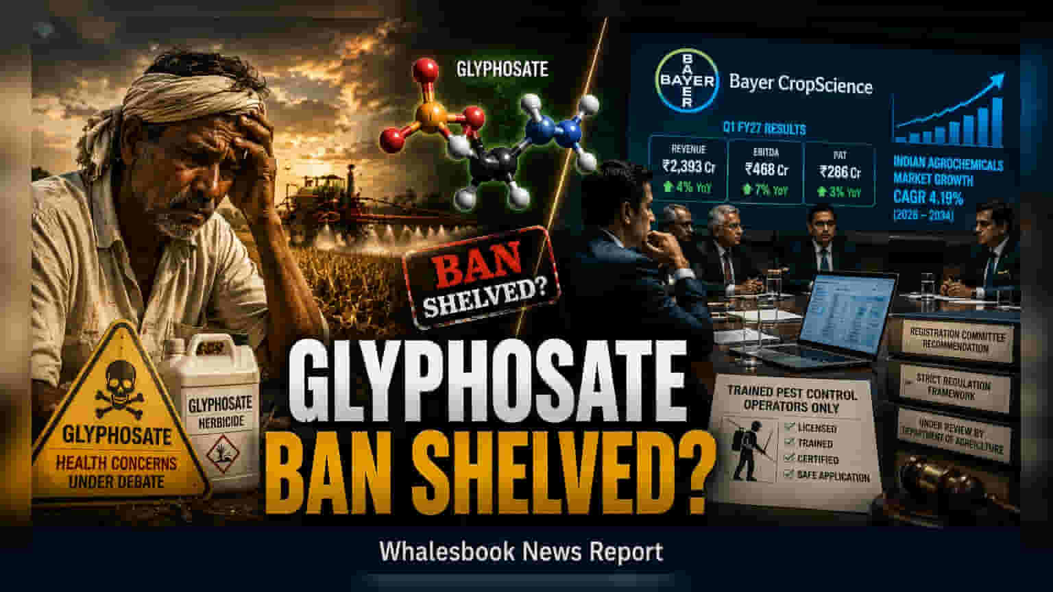 India Moves to Restrict Glyphosate; Agrochemical Sector Impact