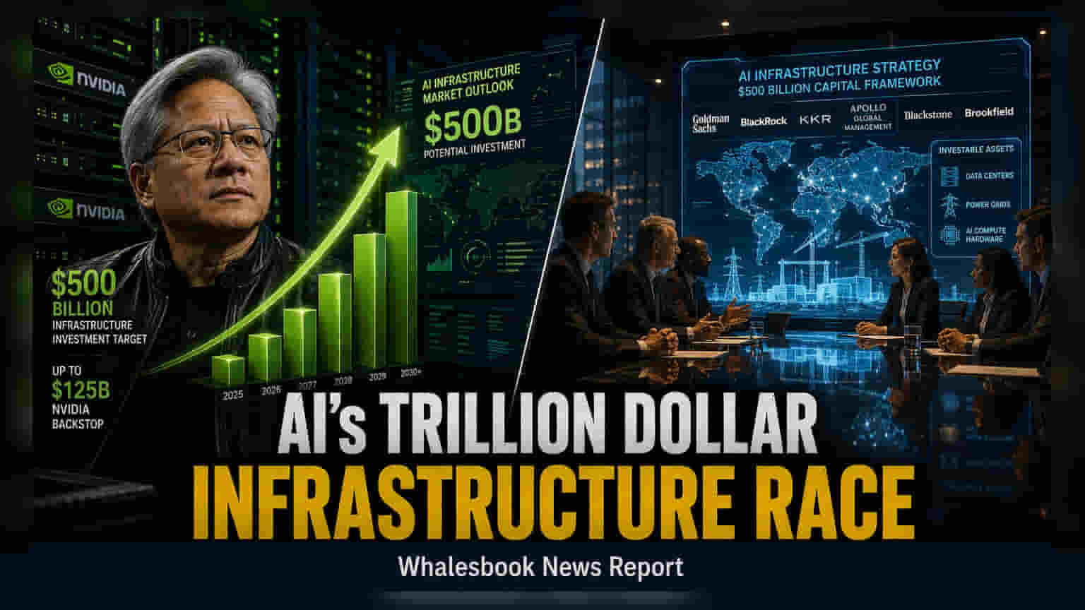 Nvidia નો AI પ્લાન: Wall Street ના દિગ્ગજો સાથે મળીને **$500 બિલિયન** નું ભંડોળ ઊભું કરવાની યોજના