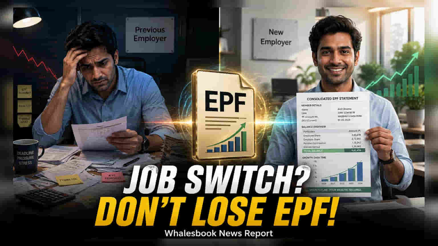 નોકરી બદલો છો? જૂના EPF ખાતા ટ્રાન્સફર કરવાનું ન ભૂલો: આ છે કારણો