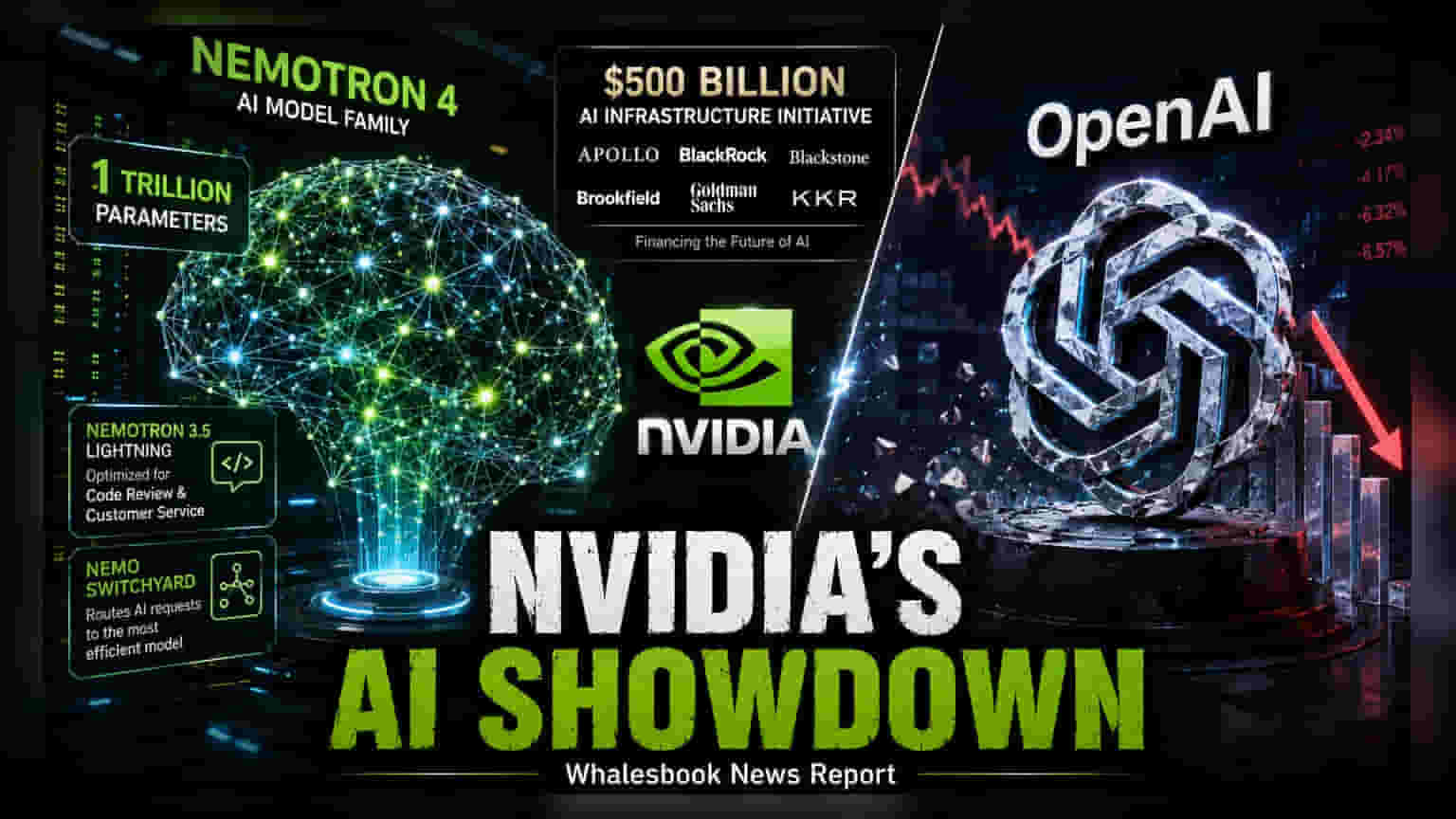 Nvidia Unveils 1-Trillion Parameter AI Model, $500B Funding Deal