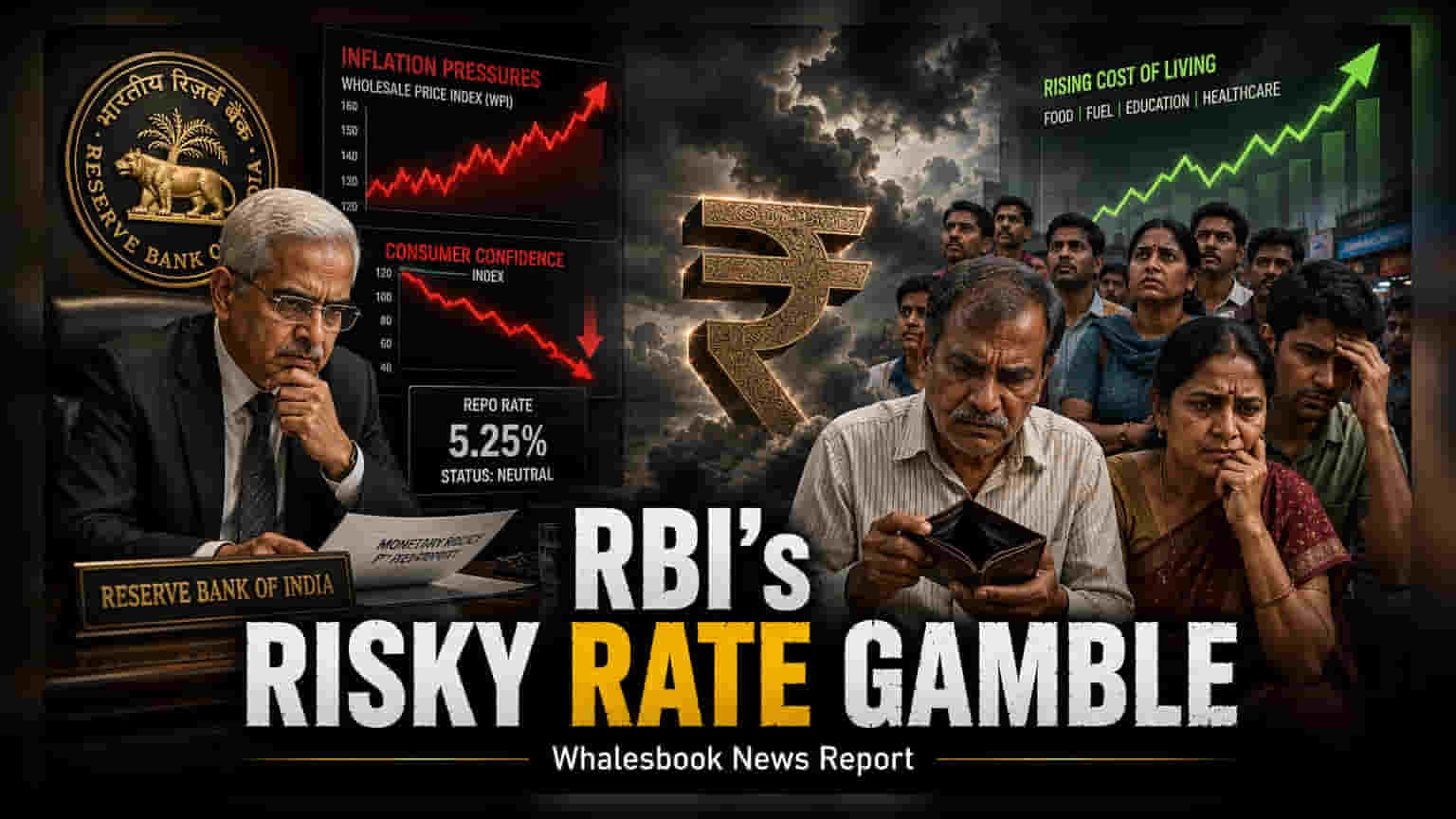 RBI ने रेपो रेट 5.25% पर स्थिर रखा: निवेशकों के लिए ये हैं बड़े खतरे