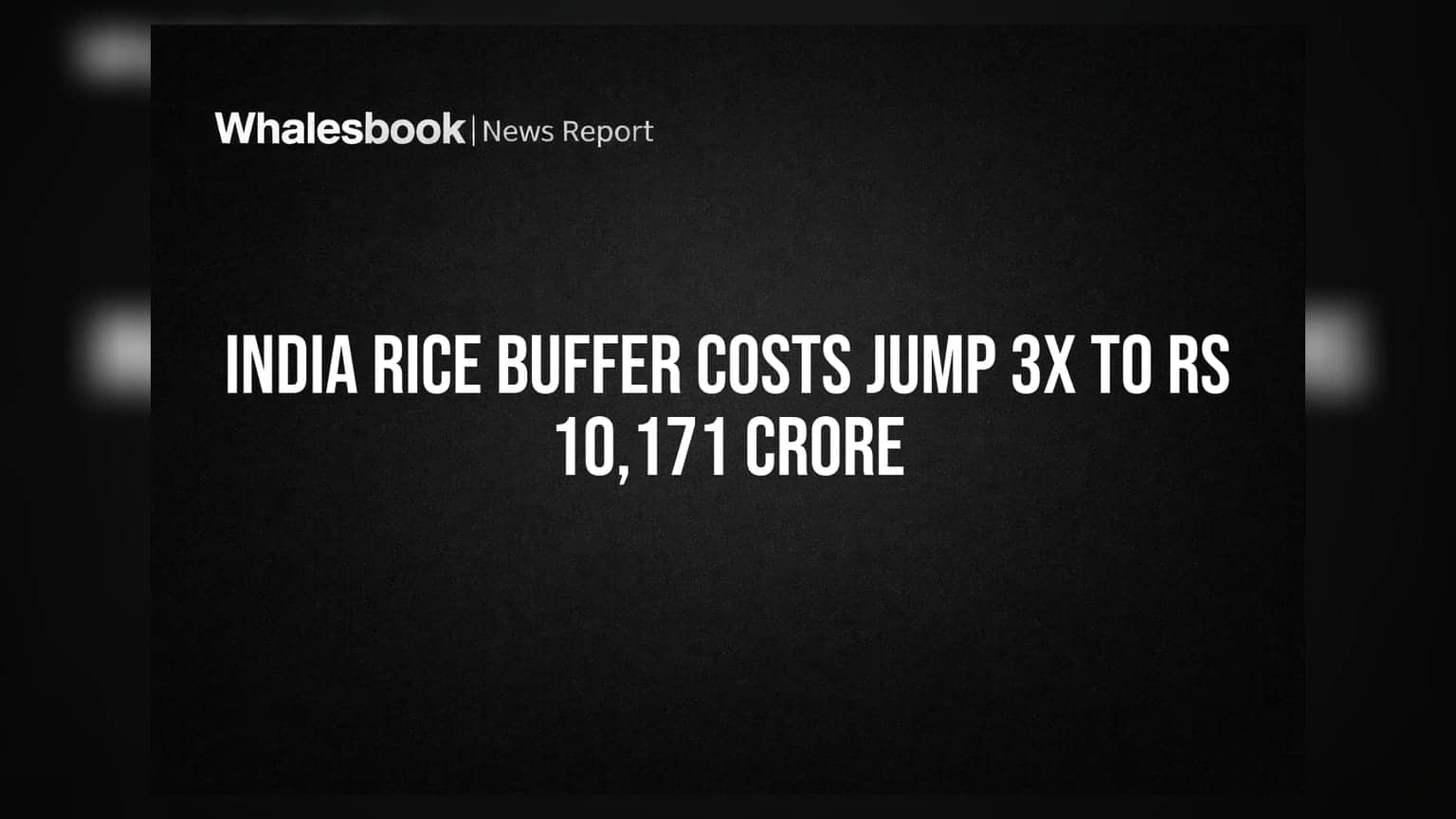 India Rice Buffer Costs Jump 3x to Rs 10,171 Crore