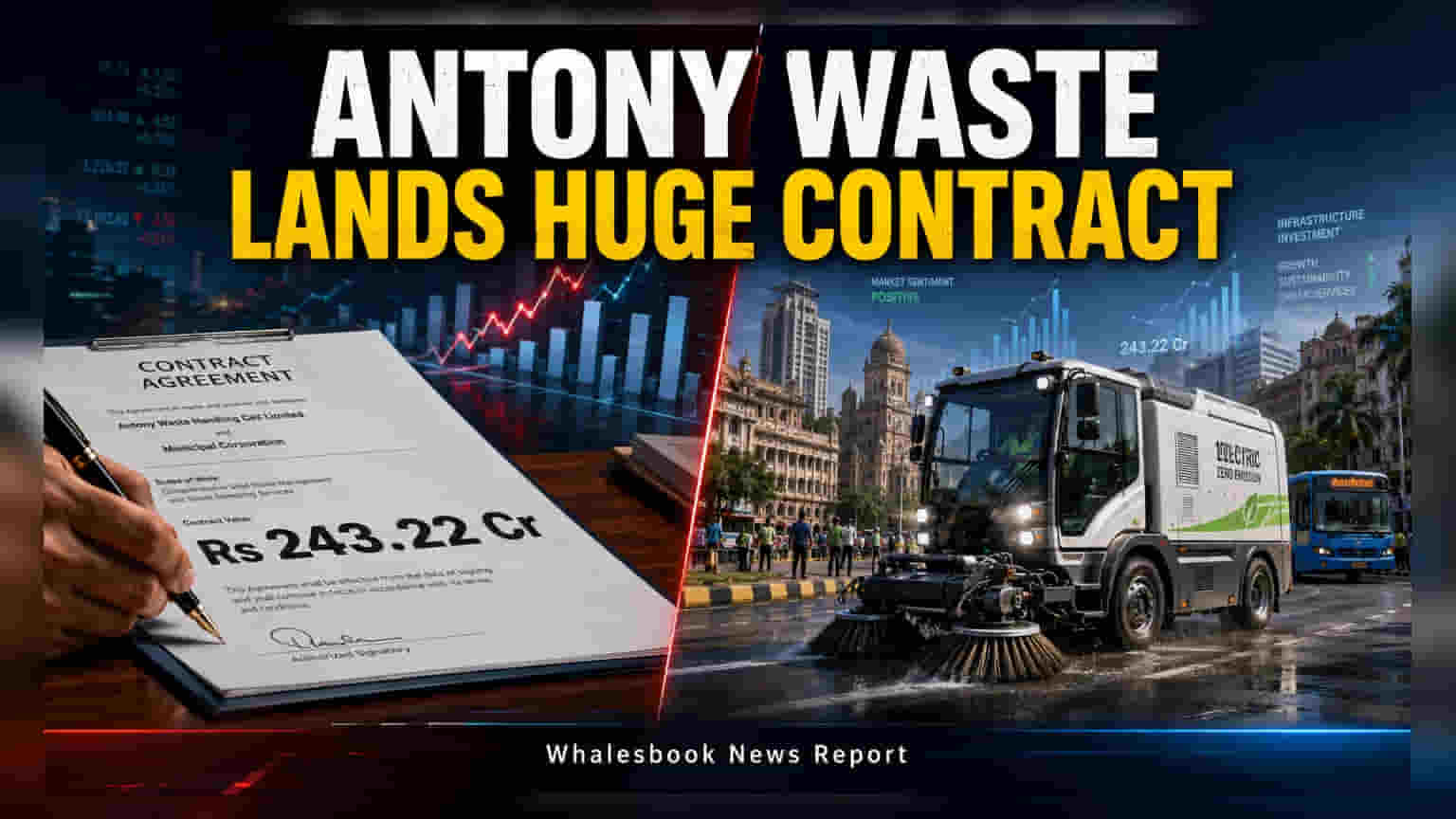 Antony Waste Share Price: ₹243 કરોડનો ઓર્ડર મળ્યો છતાં શેર 6% ઘટ્યો, જાણો શું છે કારણ