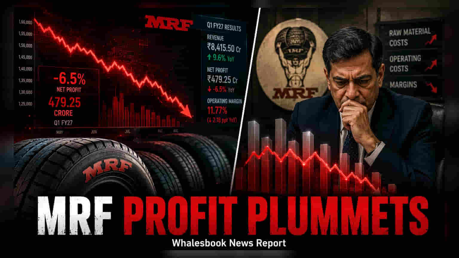 MRF Shares Slip 2% As Q1 Profit Dips Despite Sales Growth