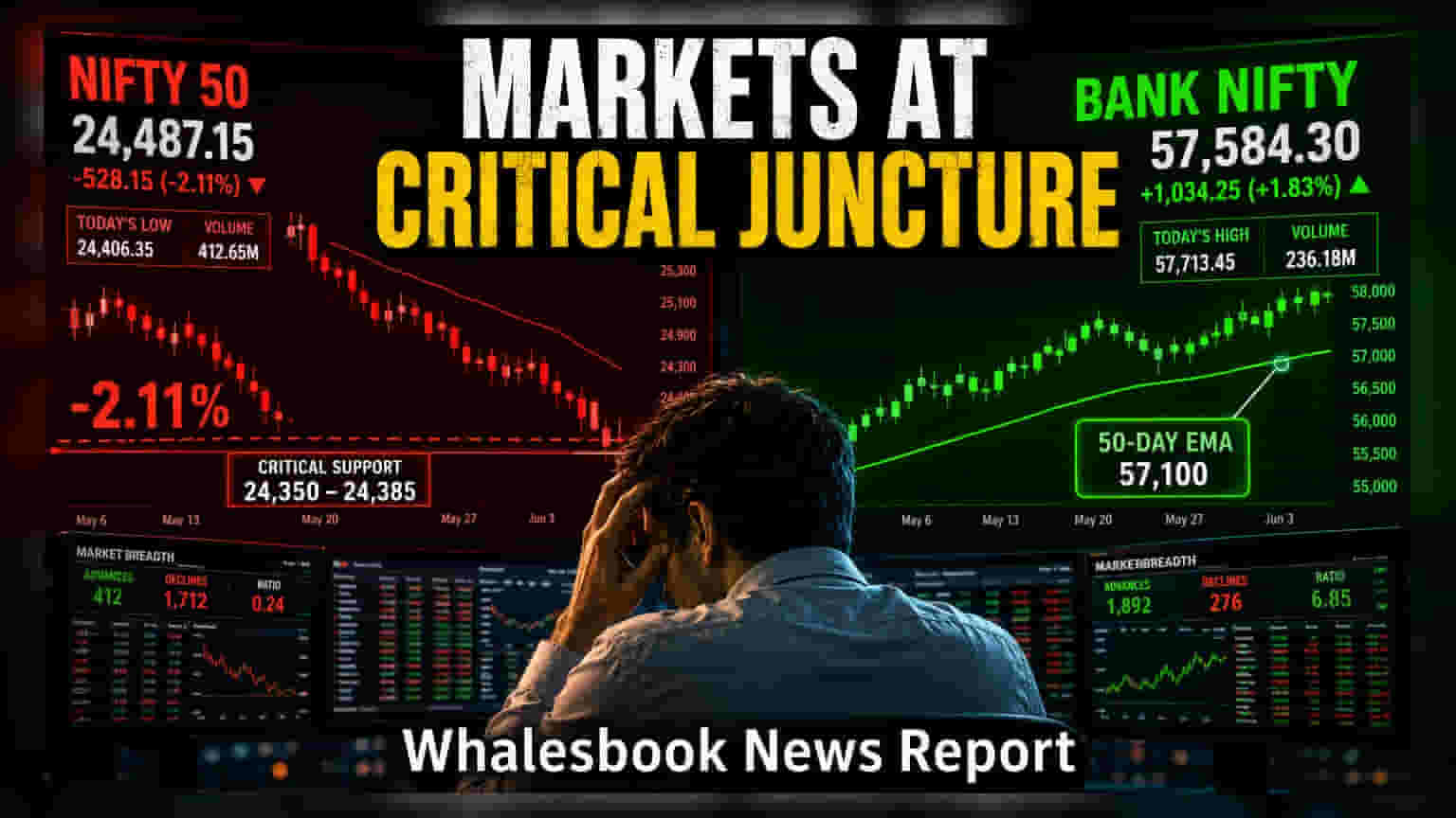Nifty, Bank Nifty महत्त्वाच्या सपोर्टवर; कच्च्या तेलाच्या वाढत्या किमतींमुळे चिंता