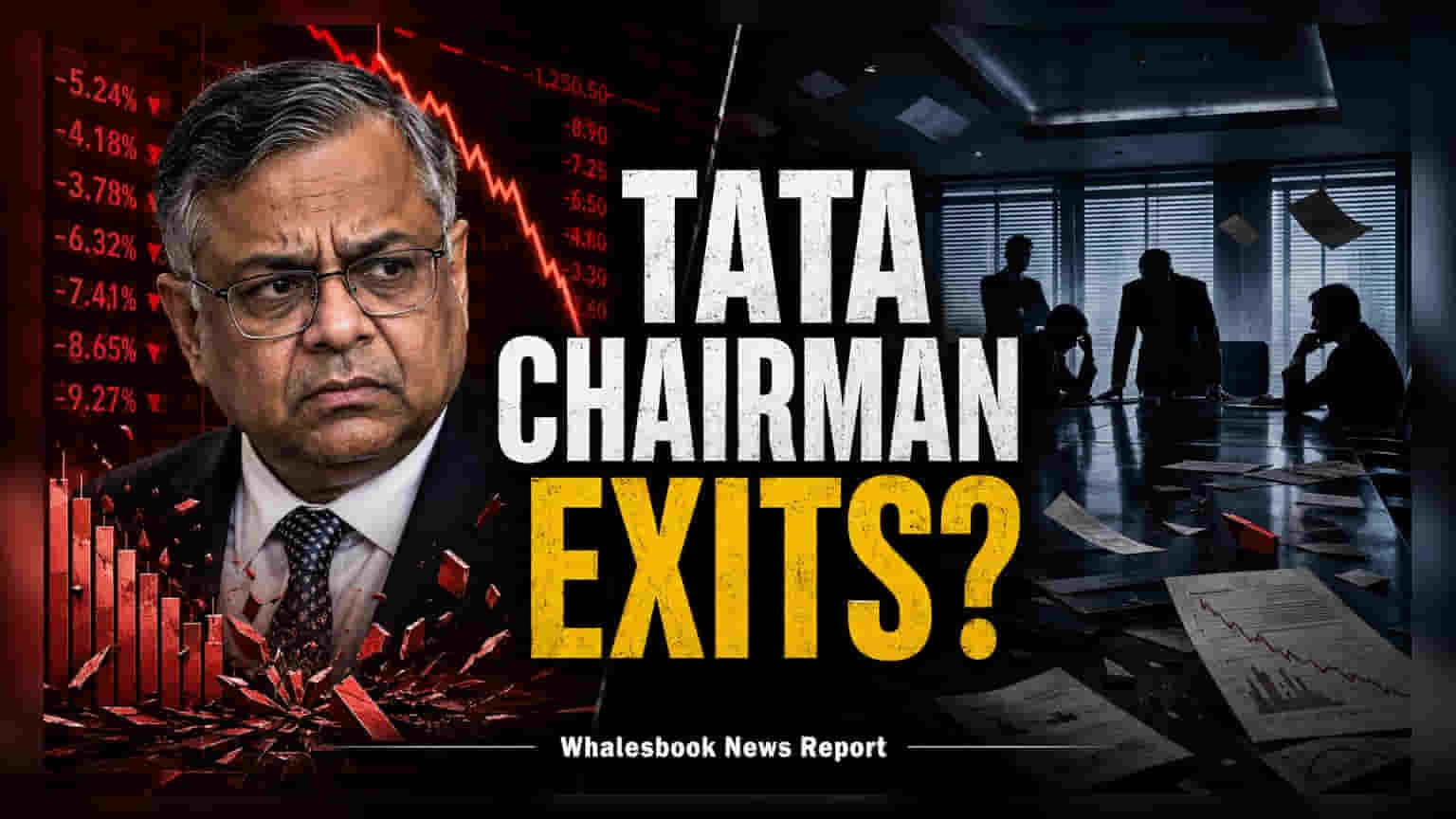 Tata Group Shares Dip Amid Reports of Chairman Exit