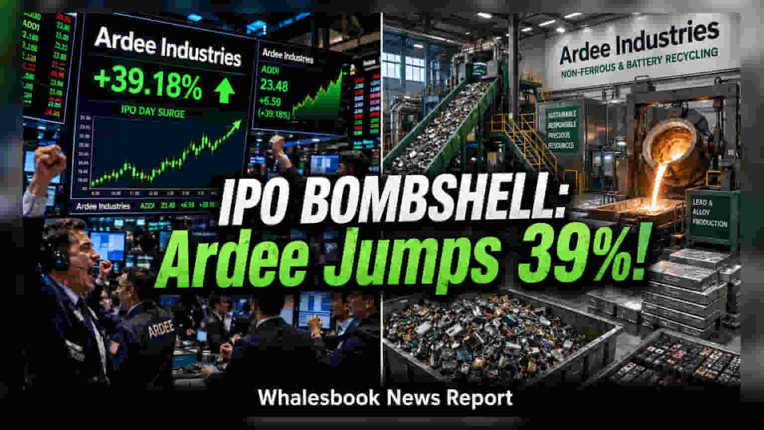 Ardee Industries Listing: IPO निवेशकों की बल्ले-बल्ले! शेयर ₹73.60 पर खुला, **39%** का प्रीमियम