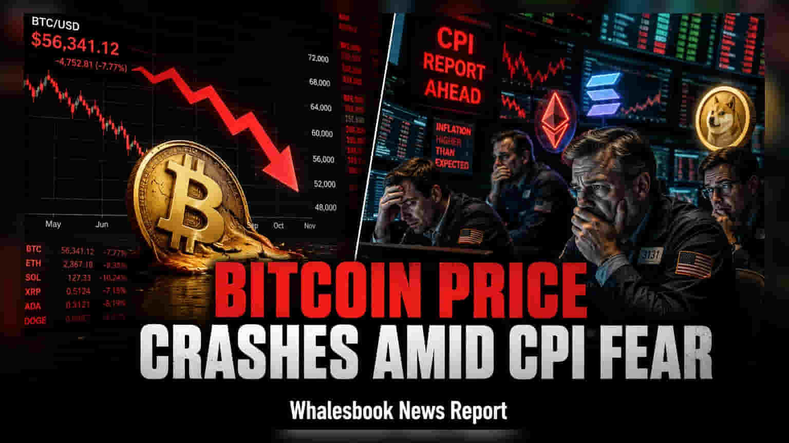 Bitcoin Price: निवेशकों में दहशत! $64,300 के नीचे फिसला Bitcoin, CPI डेटा का इंतजार