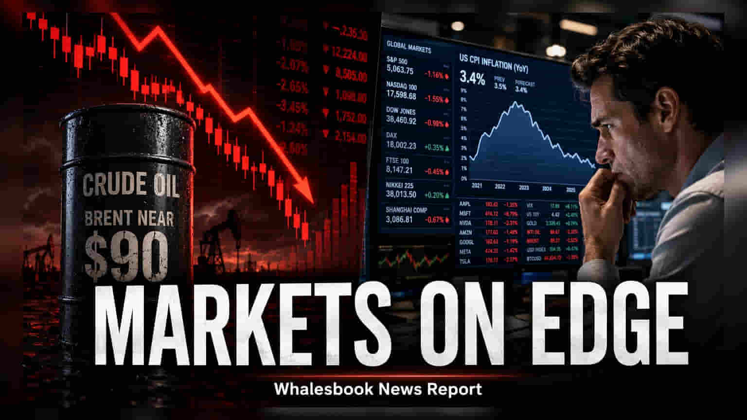 Sensex, Nifty Slip As Crude Oil Nears $90, Inflation Worries Rise